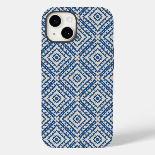 Coques Case-Mate iPhone Aquarelle points motif tribal (Verso)