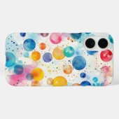 Coques Case-Mate iPhone Aquarelle pois (Verso (horizontal))