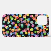 Coques Case-Mate iPhone Aquarelle Polka Dot, Arrière - plan de Pâques. (Verso (horizontal))