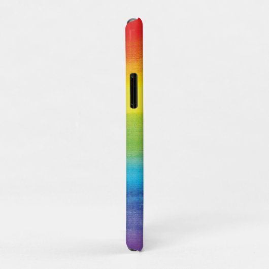 Coques Case-Mate iPhone Aquarelle Rainbow Pride brillant Vibrant (Dos/Droite)