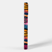 Coques Case-Mate iPhone Aquarelle Rainbow Tiger rayures (Verso / Droite)