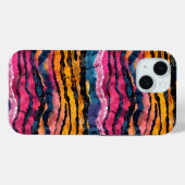 Coques Case-Mate iPhone Aquarelle Rainbow Tiger rayures (Verso (horizontal))