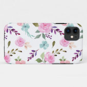 Coques Case-Mate iPhone Aquarelle rose (Dos (Horizontal))