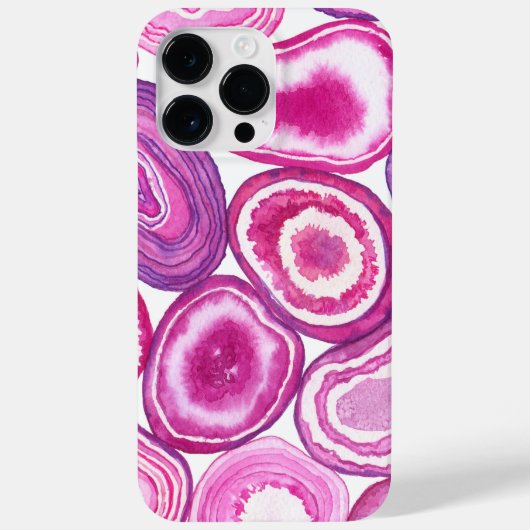 Coques Case-Mate iPhone Aquarelle rose (Verso)