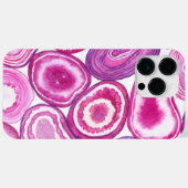 Coques Case-Mate iPhone Aquarelle rose (Verso (horizontal))