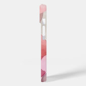 Coques Case-Mate iPhone Aquarelle rose Abstraite 60 Nom de l'art Modèle (Verso / Gauche)