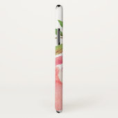 Coques Case-Mate iPhone Aquarelle rose chaud motif floral (Dos/Droite)