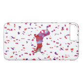 Coques Case-Mate iPhone Aquarelle rose de teckel (Dos (Horizontal))