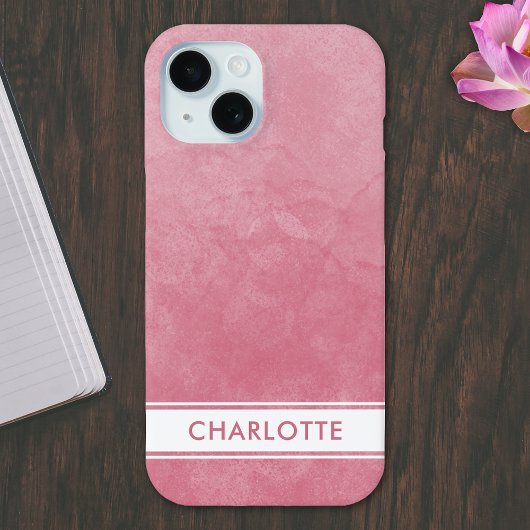 Coques Case-Mate iPhone Aquarelle rose doux Laver Moderne Feminine