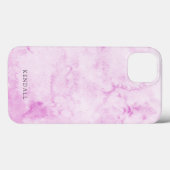 Coques Case-Mate iPhone Aquarelle rose élégant (Verso (horizontal))