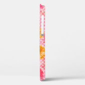 Coques Case-Mate iPhone Aquarelle rose et jaune gerbera fleurs motif (Verso / Gauche)