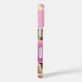 Coques Case-Mate iPhone Aquarelle rose et photo or (Verso / Droite)