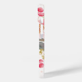 Coques Case-Mate iPhone Aquarelle rose Fleurs de Jardin (Verso / Gauche)