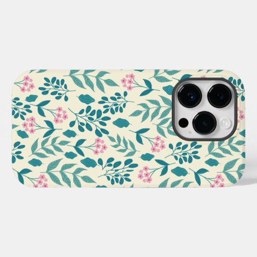 Coques Case-Mate iPhone aquarelle rose fleurs motif cool cadeau femme (Verso (horizontal))