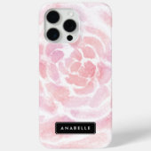 Coques Case-Mate iPhone Aquarelle rose Floral (Verso)
