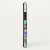 Coques Case-Mate iPhone Aquarelle Rose Floral Spray avec initial (Dos/Droite)