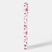 Coques Case-Mate iPhone Aquarelle rose mignonne Coeur d'amour (Verso / Droite)