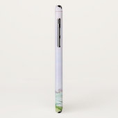 Coques Case-Mate iPhone Aquarelle rose moderne Floral (Dos/Gauche)