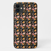 Coques Case-Mate iPhone Aquarelle rose monogramme (Dos)