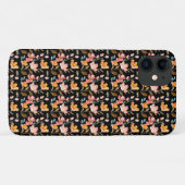 Coques Case-Mate iPhone Aquarelle rose monogramme (Dos (Horizontal))