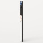 Coques Case-Mate iPhone Aquarelle rose monogramme Floral iPhone XS Max Coq (Dos/Gauche)