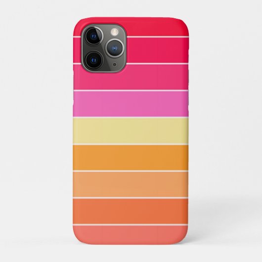Coques Case-Mate iPhone Aquarelle rose, orange et jaune (Dos)