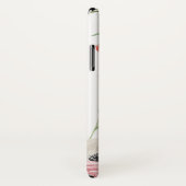 Coques Case-Mate iPhone Aquarelle rose pâle Monogramme floral (Dos/Droite)