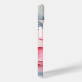 Coques Case-Mate iPhone Aquarelle rose poinettie rose (Verso / Droite)