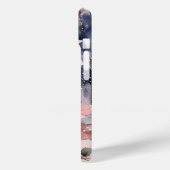 Coques Case-Mate iPhone Aquarelle rose poinettie rose (Verso / Gauche)