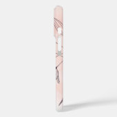 Coques Case-Mate iPhone Aquarelle rose romantique Floral (Verso / Gauche)