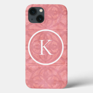 Case-Mate iPhone Case Aquarelle rose Roue Batik Avec Initiale