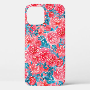 Case-Mate iPhone Case Aquarelle Rose tapisserie florale