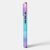 Coques Case-Mate iPhone Aquarelle rose Turquoise violet (Verso / Gauche)