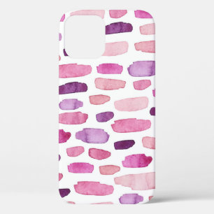 Case-Mate iPhone Case Aquarelle : Rose, Violet Motif.