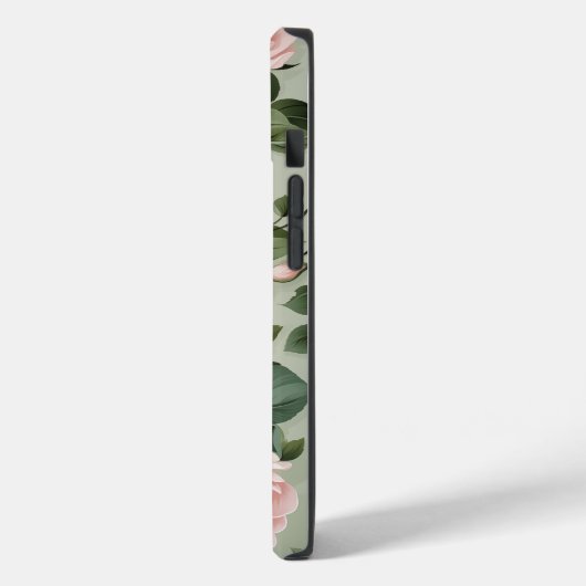 Coques Case-Mate iPhone Aquarelle Roses roses (Verso / Gauche)