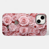 Coques Case-Mate iPhone Aquarelle Roses roses (Verso (horizontal))