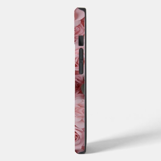 Coques Case-Mate iPhone Aquarelle Roses roses (Verso / Gauche)