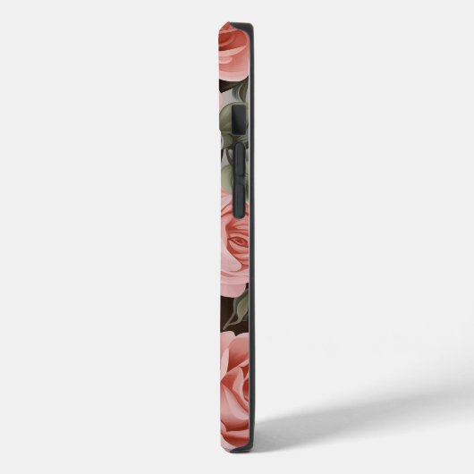Coques Case-Mate iPhone Aquarelle Roses roses (Verso / Gauche)
