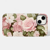 Coques Case-Mate iPhone Aquarelle Roses roses (Verso (horizontal))