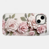 Coques Case-Mate iPhone Aquarelle Roses roses (Verso (horizontal))