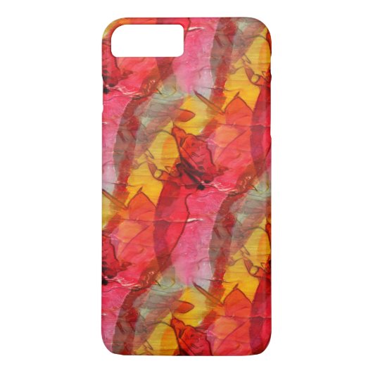 Coques Case-Mate iPhone Aquarelle rouge jaune (Dos)