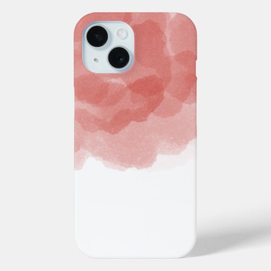 Coques Case-Mate iPhone Aquarelle rouge magique Rose de luxe Art Abstrait (Verso)