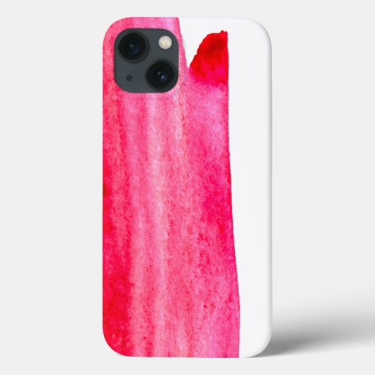 Coques Case-Mate iPhone Aquarelle rouge rubis (Verso)
