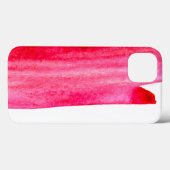 Coques Case-Mate iPhone Aquarelle rouge rubis (Verso (horizontal))
