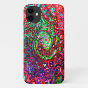 Case-Mate iPhone Case Aquarelle Rouge Super Abstrait Retro Liquid Swirl