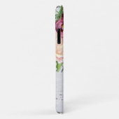 Coques Case-Mate iPhone Aquarelle Rustique Floral avec Script papillon en  (Dos/Droite)