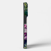 Coques Case-Mate iPhone Aquarelle rustique violet et fleurs blanches (Verso / Droite)