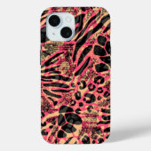 Coques Case-Mate iPhone Aquarelle Safari animal Imprimer (Verso)