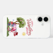 Coques Case-Mate iPhone Aquarelle Saint Valentin Gnome Couple (Verso (horizontal))