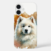 Coques Case-Mate iPhone Aquarelle Samoyé (Verso)